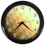 Wonderful Gradient Shades 6 Wall Clock (Black) Front