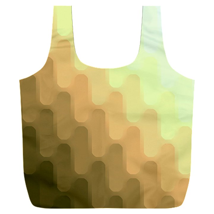 Wonderful Gradient Shades 6 Full Print Recycle Bag (XXXL)