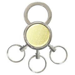 Jubilee Soft Golden 3-ring Key Chain by PatternFactory