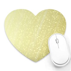 Jubilee Soft Golden Heart Mousepads by PatternFactory