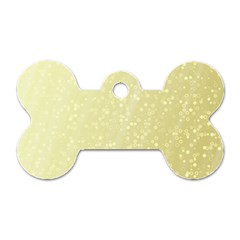 Jubilee Soft Golden Dog Tag Bone (one Side) by PatternFactory