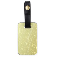 Jubilee Soft Golden Luggage Tag (one Side) by PatternFactory