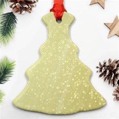 Jubilee Soft Golden Christmas Tree Ornament (two Sides) by PatternFactory