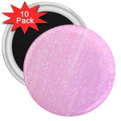 Jubilee Pink 3  Magnets (10 Pack)  by PatternFactory