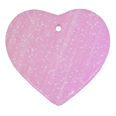 Jubilee Pink Heart Ornament (two Sides) by PatternFactory