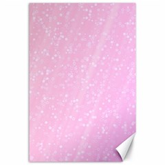 Jubilee Pink Canvas 24  X 36  by PatternFactory