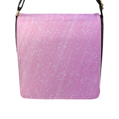 Jubilee Pink Flap Closure Messenger Bag (l) by PatternFactory