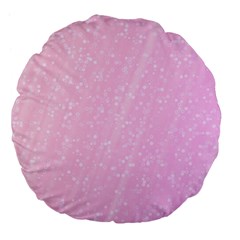 Jubilee Pink Large 18  Premium Flano Round Cushions by PatternFactory