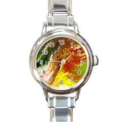 Fraction Space 3 Round Italian Charm Watch by PatternFactory