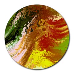 Fraction Space 3 Round Mousepads by PatternFactory