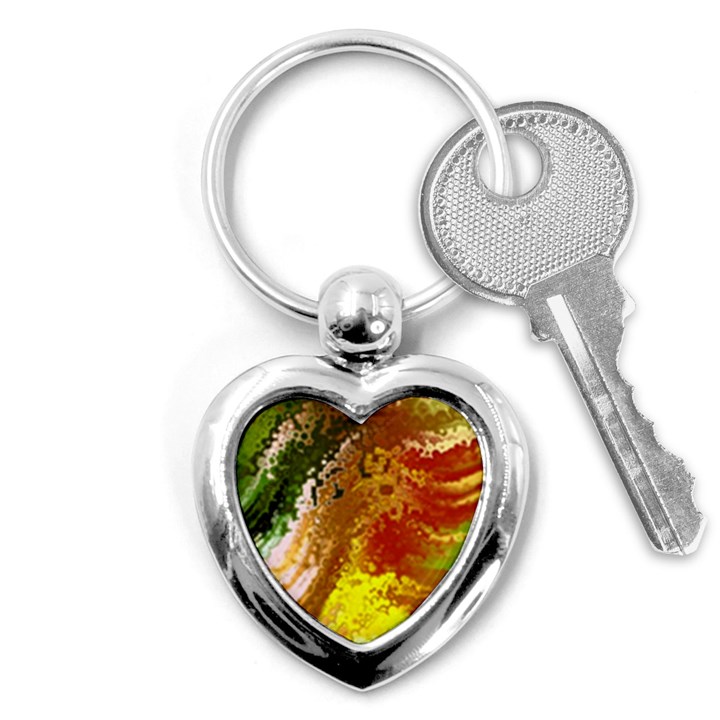 Fraction Space 3 Key Chain (Heart)