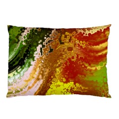 Fraction Space 3 Pillow Case by PatternFactory