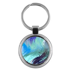 Fraction Space 2 Key Chain (round) by PatternFactory