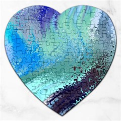 Fraction Space 2 Jigsaw Puzzle (heart) by PatternFactory