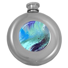 Fraction Space 2 Round Hip Flask (5 Oz) by PatternFactory