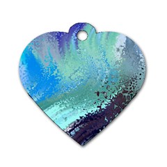 Fraction Space 2 Dog Tag Heart (one Side) by PatternFactory