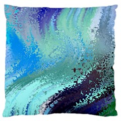 Fraction Space 2 Standard Flano Cushion Case (one Side) by PatternFactory