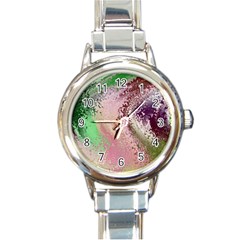 Fraction Space 1 Round Italian Charm Watch by PatternFactory