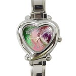 Fraction Space 1 Heart Italian Charm Watch Front