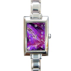 Fraction Space 4 Rectangle Italian Charm Watch by PatternFactory