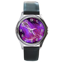 Fraction Space 4 Round Metal Watch