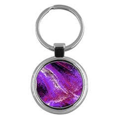 Fraction Space 4 Key Chain (round) by PatternFactory