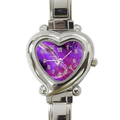 Fraction Space 4 Heart Italian Charm Watch by PatternFactory