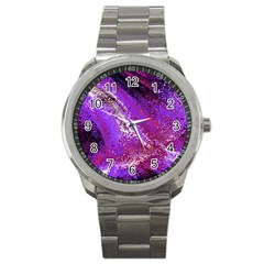 Fraction Space 4 Sport Metal Watch by PatternFactory