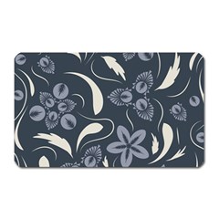 Folk Flowers Pattern  Magnet (rectangular) by Eskimos