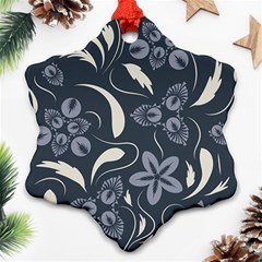 Folk Flowers Pattern  Ornament (snowflake) by Eskimos