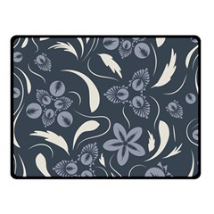 Folk Flowers Pattern  Double Sided Fleece Blanket (small)  by Eskimos