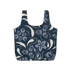 Folk Flowers Pattern  Full Print Recycle Bag (s) by Eskimos