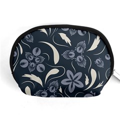 Folk Flowers Pattern  Accessory Pouch (medium) by Eskimos