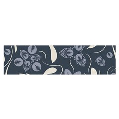 Folk Flowers Pattern  Satin Scarf (oblong) by Eskimos