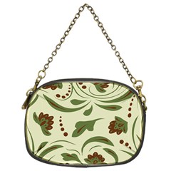 Folk Flowers Pattern  Chain Purse (two Sides) by Eskimos