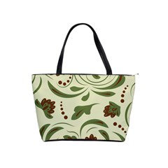 Folk Flowers Pattern  Classic Shoulder Handbag by Eskimos