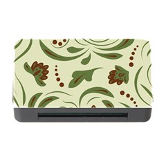 Folk Flowers Pattern  Memory Card Reader With Cf by Eskimos