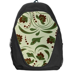 Folk Flowers Pattern  Backpack Bag by Eskimos