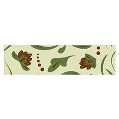 Folk Flowers Pattern  Satin Scarf (oblong) by Eskimos