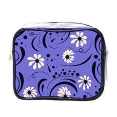 Folk Flowers Pattern  Mini Toiletries Bag (one Side) by Eskimos