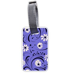 Folk Flowers Pattern  Luggage Tag (one Side) by Eskimos