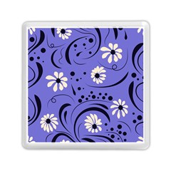 Folk Flowers Pattern  Memory Card Reader (square) by Eskimos