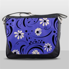 Folk Flowers Pattern  Messenger Bag by Eskimos