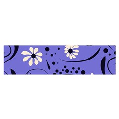 Folk Flowers Pattern  Satin Scarf (oblong) by Eskimos