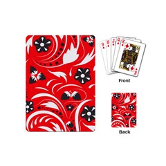 Folk Flowers Pattern  Playing Cards Single Design (mini) by Eskimos