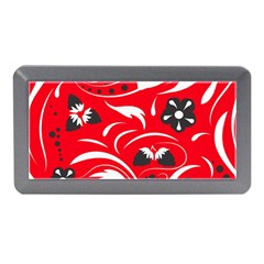 Folk Flowers Pattern  Memory Card Reader (mini) by Eskimos