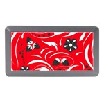 Folk flowers pattern  Memory Card Reader (Mini) Front