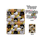 Cat-seamless-pattern-lucky-cat-japan-maneki-neko-vector-kitten-calico-pet-scarf-isolated-repeat-back Playing Cards 54 Designs (Mini) Front - Spade2