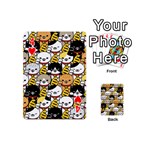 Cat-seamless-pattern-lucky-cat-japan-maneki-neko-vector-kitten-calico-pet-scarf-isolated-repeat-back Playing Cards 54 Designs (Mini) Front - Heart4