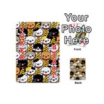 Cat-seamless-pattern-lucky-cat-japan-maneki-neko-vector-kitten-calico-pet-scarf-isolated-repeat-back Playing Cards 54 Designs (Mini) Front - Joker2